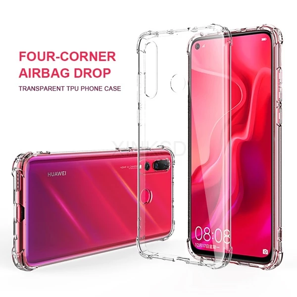 เคส Huawei P30 Lite ใส กันกระแทก TPU ขอบนูน thumbnail 8
