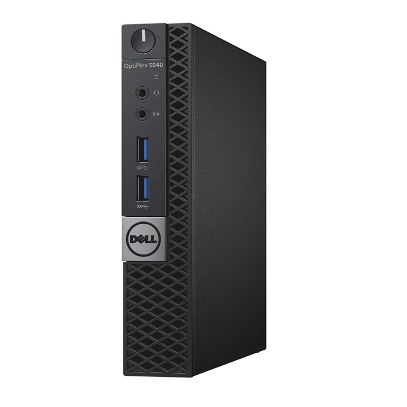 คอมมือสอง Dell OptiPlex 3040  Mini PC ซีพียู Core i5-6500T ฮาร์ดดิสก์ SSD 240 GB (มือสอง) มีพอร์ต HD