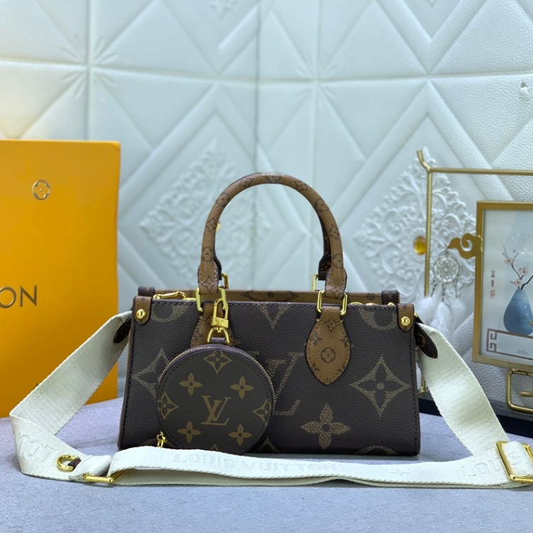 หลุยส์วิตตอง Louis Vuitton  LV  Ladies กระเป๋าถือ OnTheGo สิริ