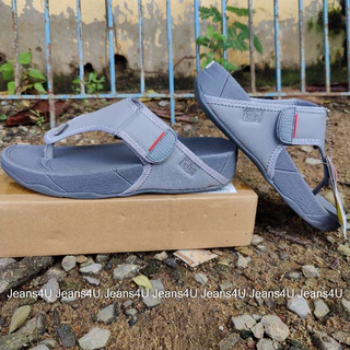 [พร้อมส่ง] รองเท้าแตะผู้ชาย แบบหนีบ สายหนัง ลายเข็มขัด ใส่สบาย