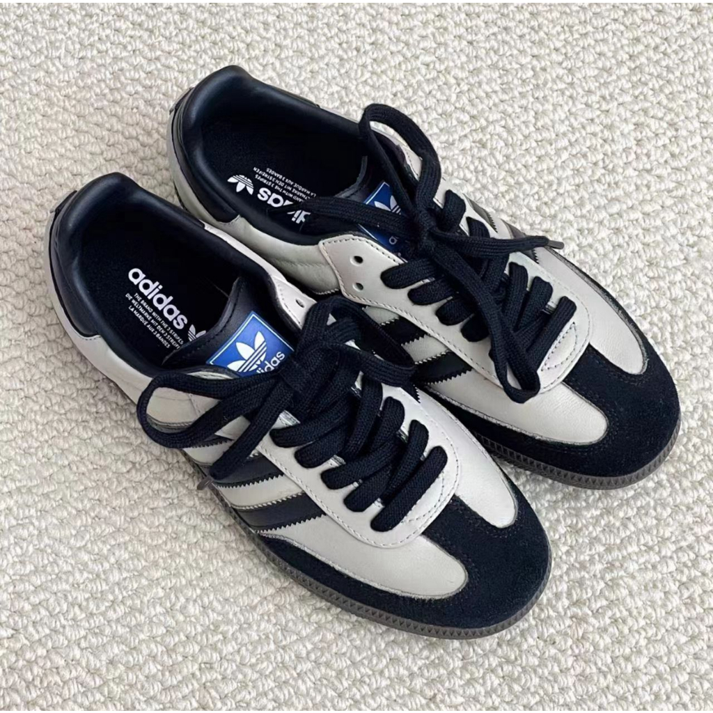 (ของแท้ 100%) adidas originals Samba og รองเท้าผ้าใบลำลองและสบายสำหรับผู้ชายและผู้หญิง