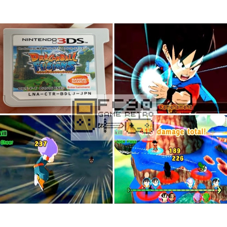 ตลับเกมดราก้อนบอล Dragon Ball Fusions [3DS] สำหรับนักสะสมเกมเก่า