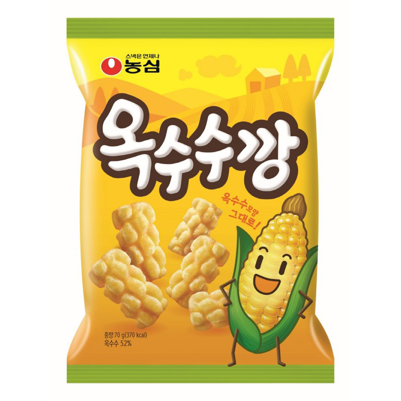 Nongshim Corn Chip นงชิมขนมข้าวโพด70g.