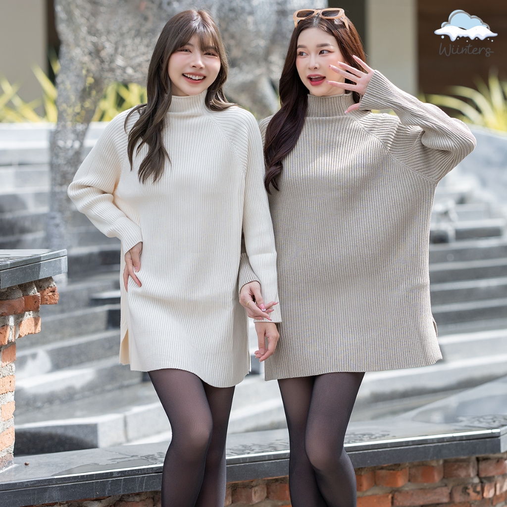 [ Brisbane Short Dress ] 4 สี I เดรสไหมพรม เดรสไหมพรมสั้น