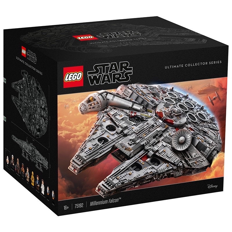 (พร้อมส่ง กล่องสวย) Lego Star Wars 75192 : Millennium Falcon ของแท้ 100% (ส่งไวมาก ส่งจากกรุงเทพ)