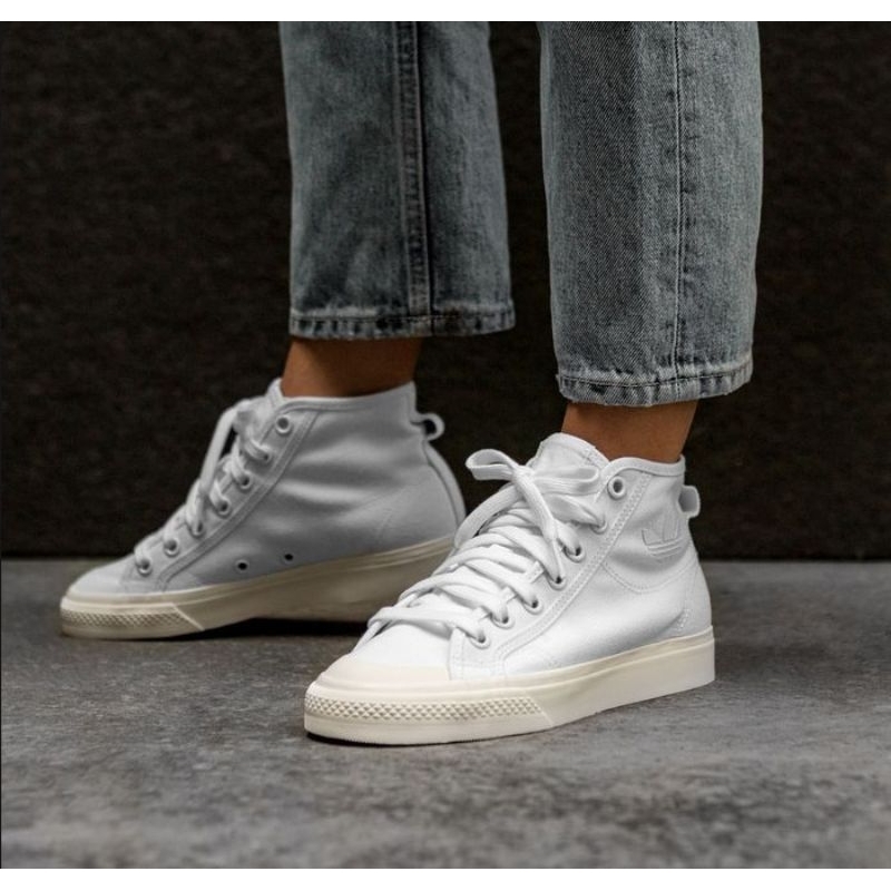 Adidas​ Nizza​ Hi​ Cloud​ White