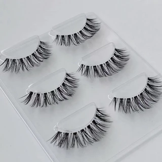 ขนตาปลอม รุ่น KATE ขนตาปลอม 3D ความยาว 14 mm. ยาวนุ่ม ไม่แข็ง เป็นธรรมชาติ ขนตาปลอมแกนเอ็นบางใส