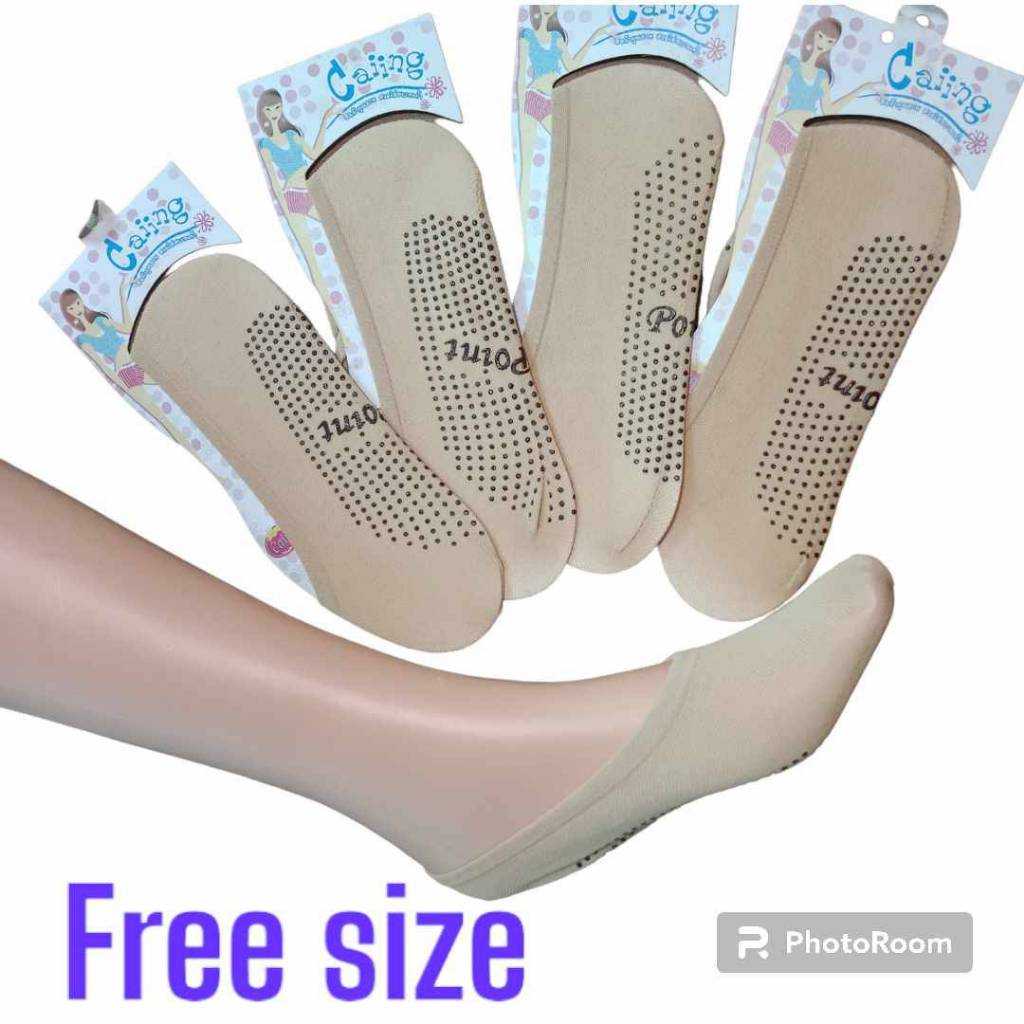 ถุงเท้าเนื้อถุงน่องหนา มีกันลื่นและE1 สีดำ E2คอสั้นคอสั้น   ไม่มีกันลื่น สีดำ สีเนื้อ (พยาบาล) 1แพ็ค