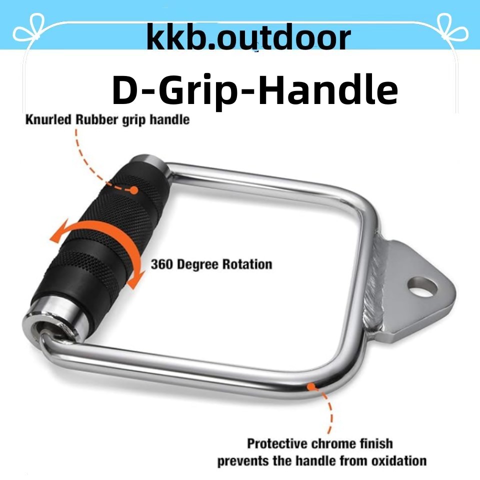 อุปกรณ์ฟิตเนส เล่นกับ มือจับเสริม D-Grip-Handle