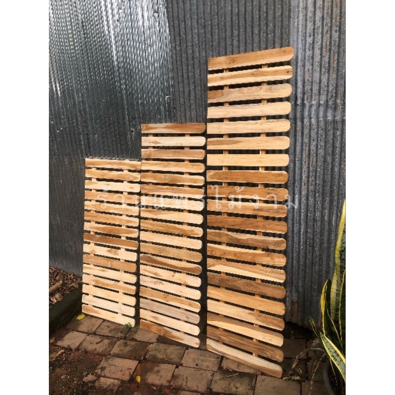รั้วไม้สัก รั้วสนาม ทำจากไม้สัก ไม้หนาคัดพิเศษ(ขนาด 100*40/120*40/150*40cm) - รูปที่ 3