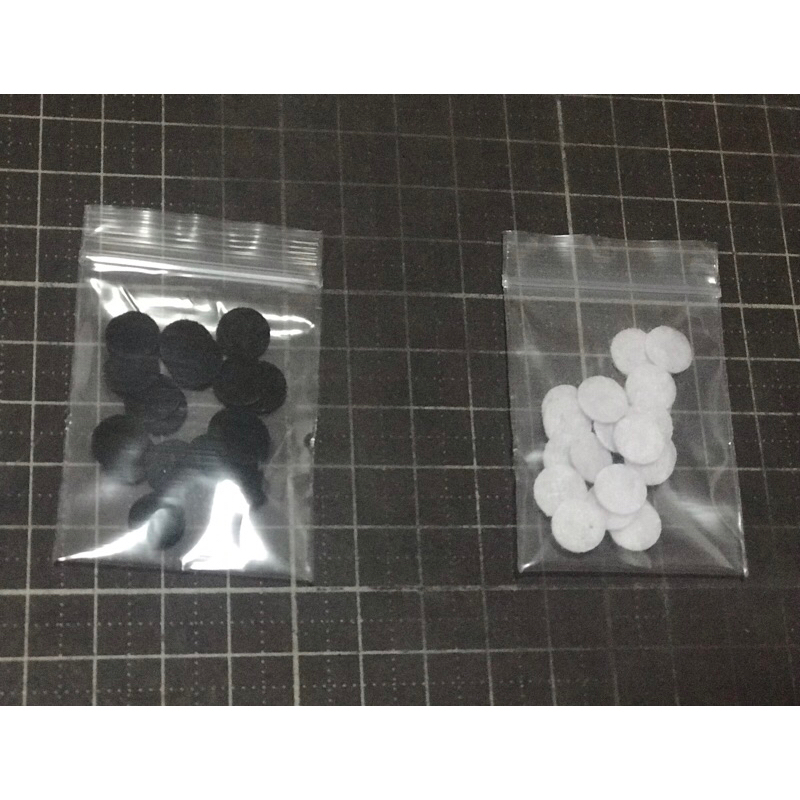 KHMรหัส580 ผ้าสักหลาดตัดวงกลมขนาด 9 มิล(0.9ซม.) จำนวน 20 ชิ้น ราคา 7 บาท(สั่งได้พ่อค้าตัดเอง