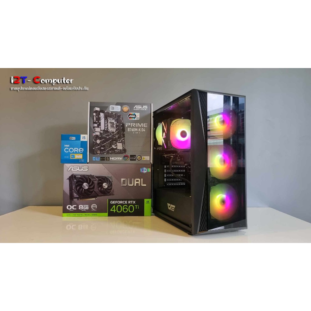 i5-13500 b760m ram 16gb bus3200 rtx4060ti psu850w