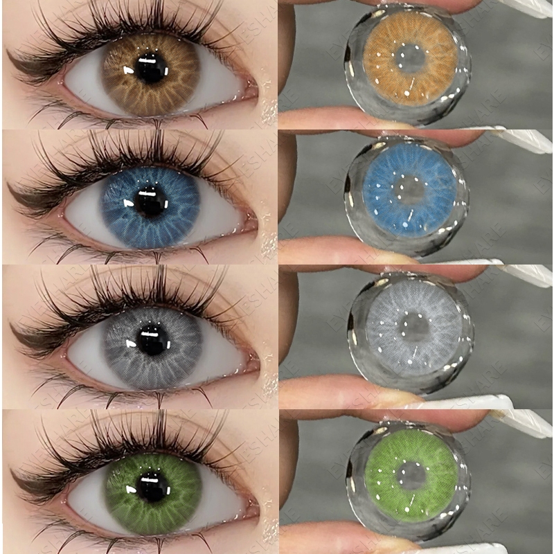 [NEW] CYPRUS คอนแทคเลนส์สีเทา blue เลนส์นิ่ม 2 ชิ้น 1 คู่ คอนแทคเลนส์สี บิ๊กอายตาหวาน 14.2มม. คอนแทคเลนส์ Cosplay