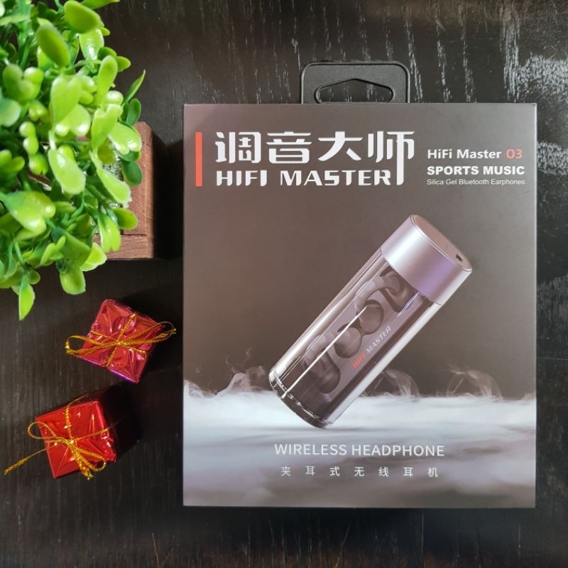 • หูฟังบลูทูธแบบ Open Ear • HiFi Master O3 Sports Music Open Ear Design