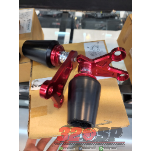 กันล้ม FAKIE HONDA CB300F สีแดง