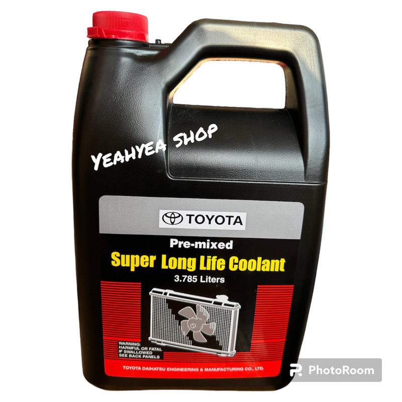น้ำหล่อเย็นtoyota แท้ศูนย์100%ไม่ใช่OEM 3.785ลิตร น้ำยาหม้อน้ำ