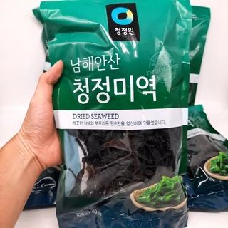 สาหร่ายวากาเมะ แห้ง 100g DRIED SEAWEED สาหร่ายเกาหลี ซุปสาหร่าย ซุปมิโซะ WAKAME 미역 สาหร่ายอบแห้ง
