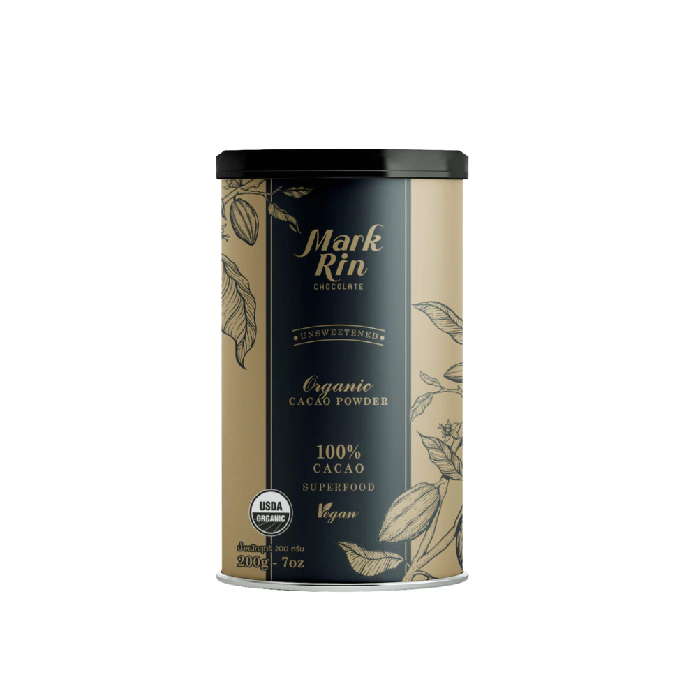 คาเคาผงออร์เเกนิค ซุปเปอร์ฟู้ด คีโต ตรา มาร์คริณ ขนาด 200 G | ORGANIC CACAO POWDER SUPERFOOD KETO