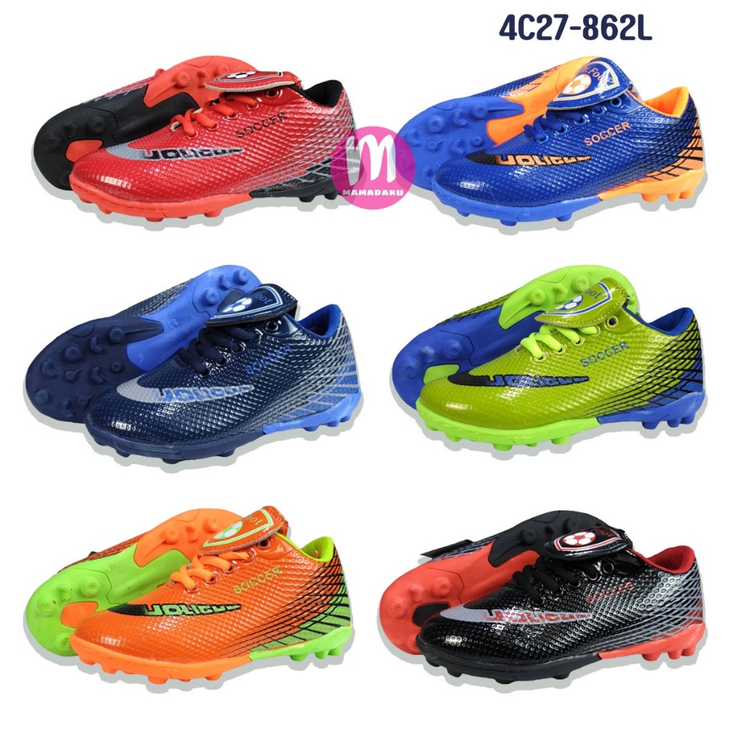 รองเท้าสตั๊ดเด็ก รองเท้าฟุตบอล 4C27-862L ใส่เล่นกีฬาได้ (SK79)