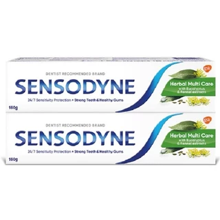 Sensodyne ยาสีฟัน Herbal Multicare 160g แพคคู่ /Gentle Whitening /Gum care/ Mint/Multicare 160g