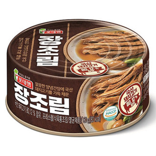 lotte pork jangjorim จางโจริม เครื่องเคียงหมูตุ๋น อาหารกระป๋…