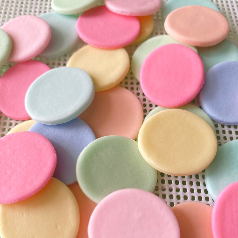 Madame Sugar: น้ำตาลกัมเพส “วงกลม2cm.” คละสีพาสเทล : มาดามซูการ์ - รูปที่ 3