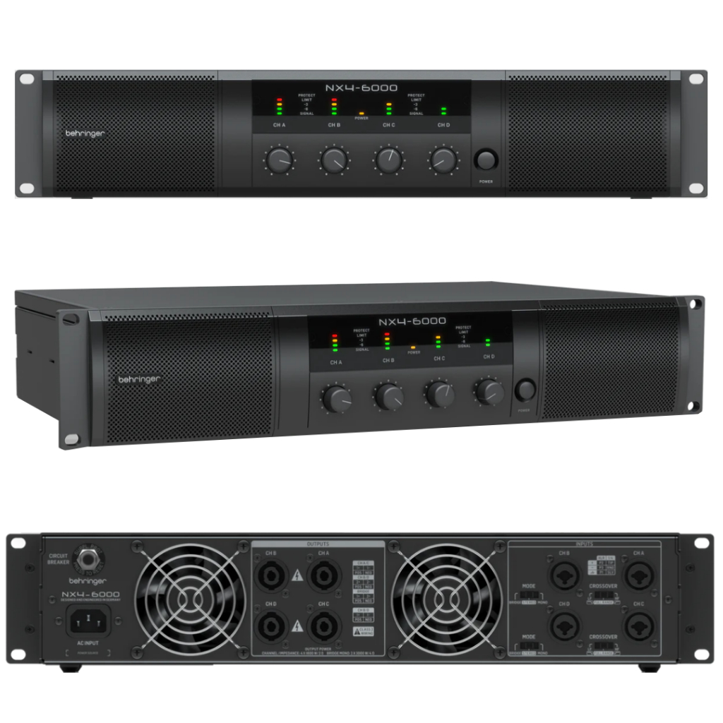 เครื่องขยายเสียง4ชาแนล Behringer รุ่น NX4-6000