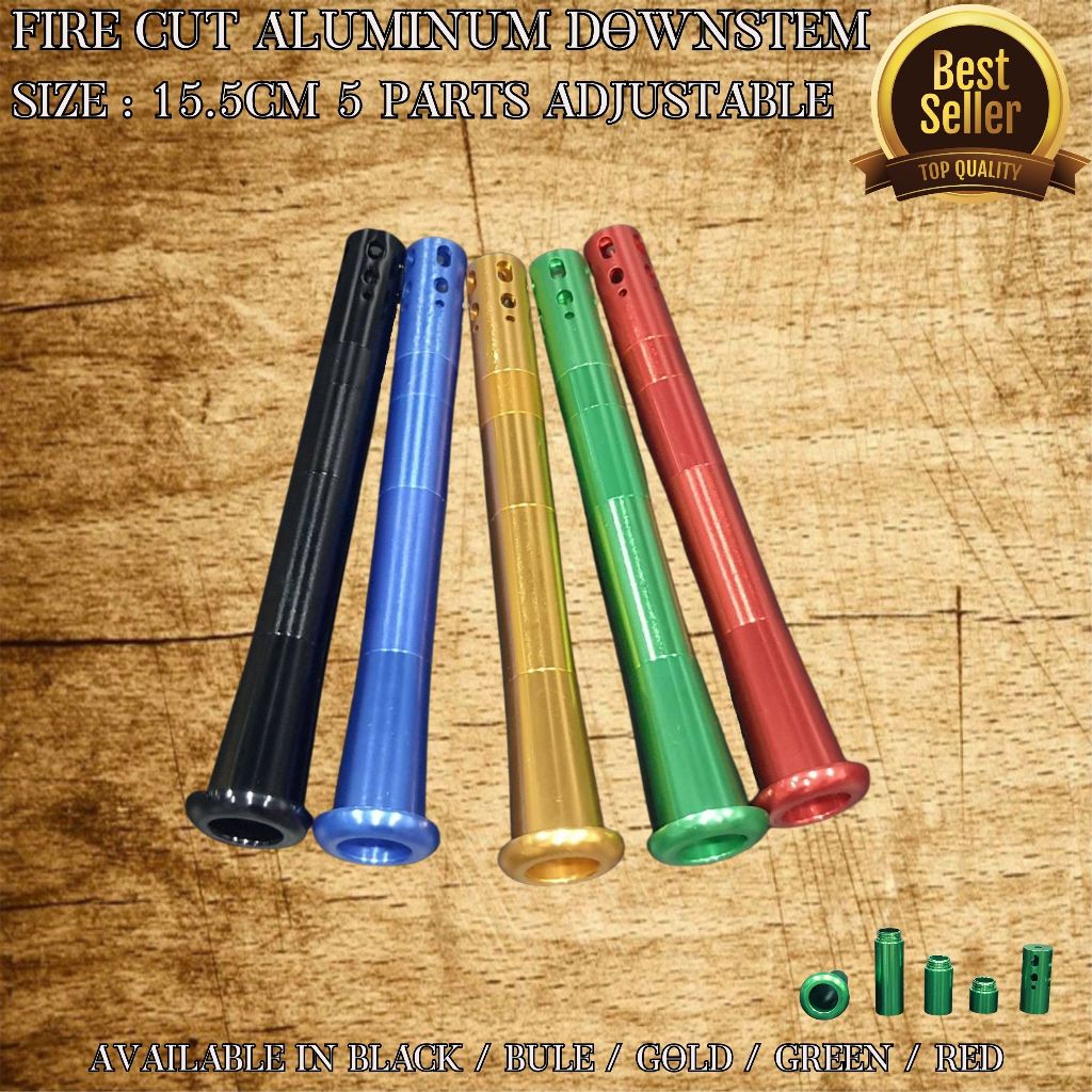 Fire Cut Aluminum Downstem 15.5 cm