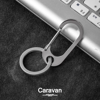 Caravan Crew Keychain keyring พวงกุญแจ Snap Clip ที่คล้องกุญแจ