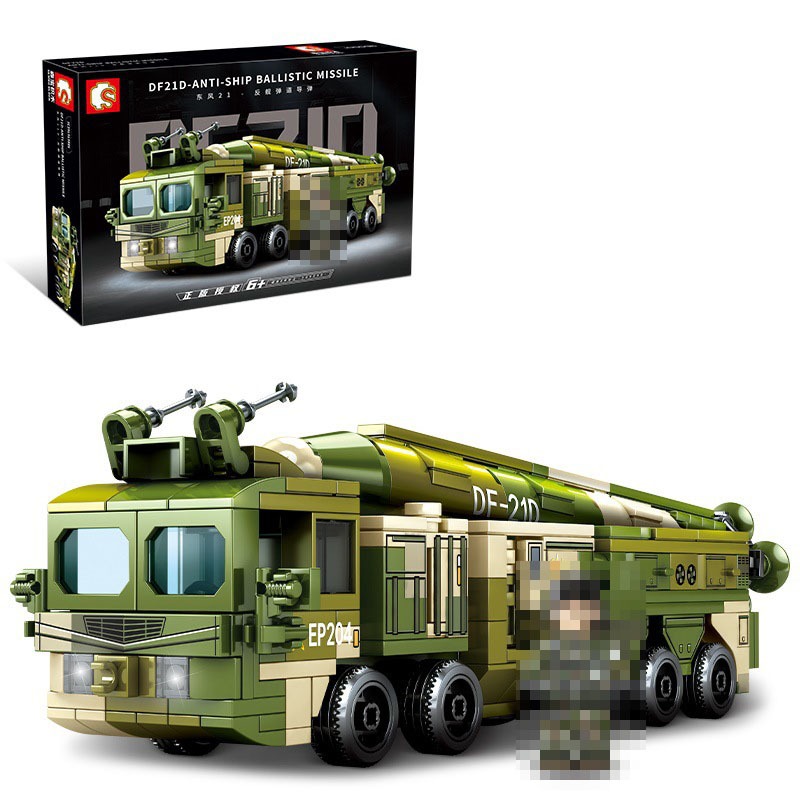 ProudNada Toys ของเล่นเด็ก ตัวต่อ รถถัง ทหาร รถบรรทุก ขีปนาวุธ จรวด S SEMBO BLOCK DF21D-ANTI-SHIP 10