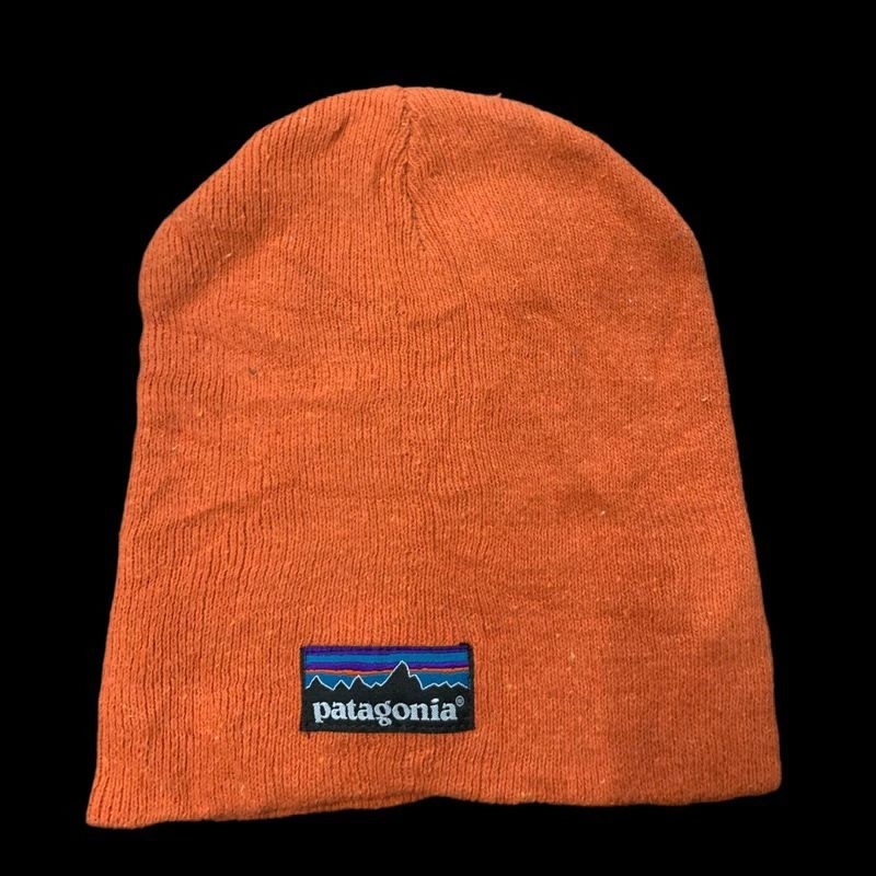 Patagonia® Beanie Hat หมวกไหมพรม สีส้ม กันหนาว สภาพดี ขนาด one ไซส์