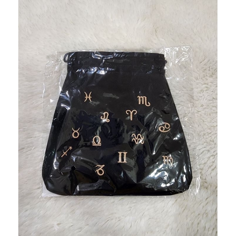 ถุงไพ่ยิปซีกำมะหยี่ลายจักรราศี Astrology Tarot Bag Tarot