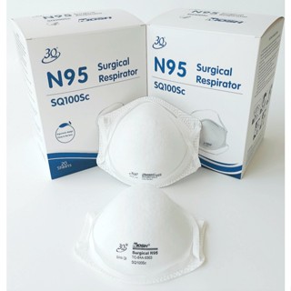 หน้ากากอนามัย N95 ป้องกันฝุ่น ป้อกงันPM2.5  รุ่น SQ100 บรรจุ…