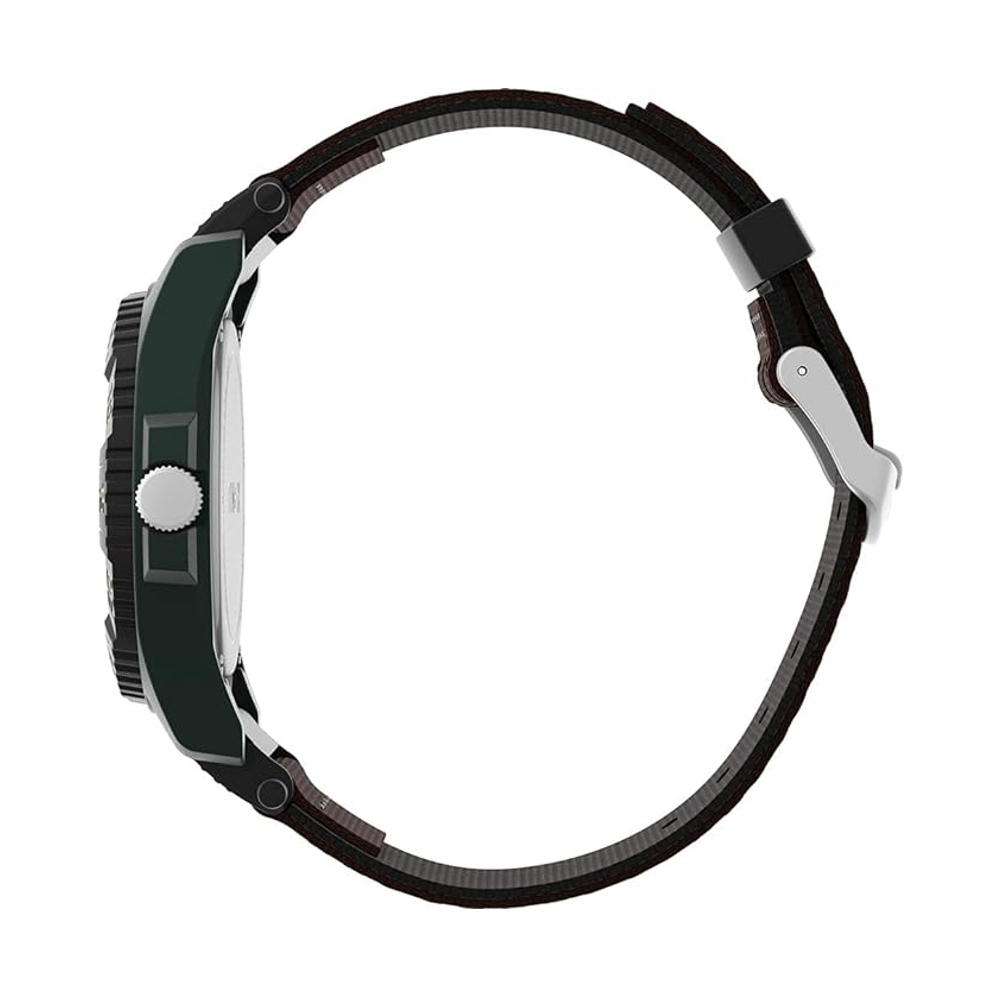 TIMEX TW4B26500 Expedition® Acadia Rugged นาฬิกาข้อมือผู้ชาย สายผ้า สีน้ำตาล หน้าปัด 42 มม.