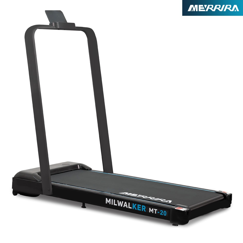 MERRIRA ลู่วิ่งไฟฟ้า MT-20 เชื่อมต่อ Zwift ได้ มี Bluetooth ลำโพงสำหรับฟังเพลง ควบคุมด้วยรีโมท ประหยัดพื้นที่