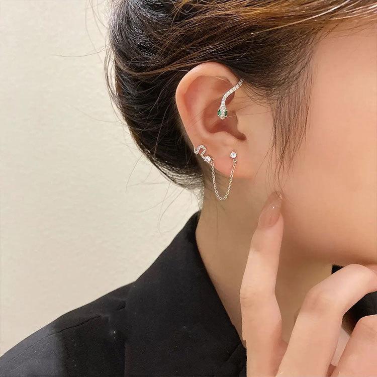 ุูรหัส 42 ต่างหูเอียร์คัพ ต่างหูคล้องหู ต่างหูงู