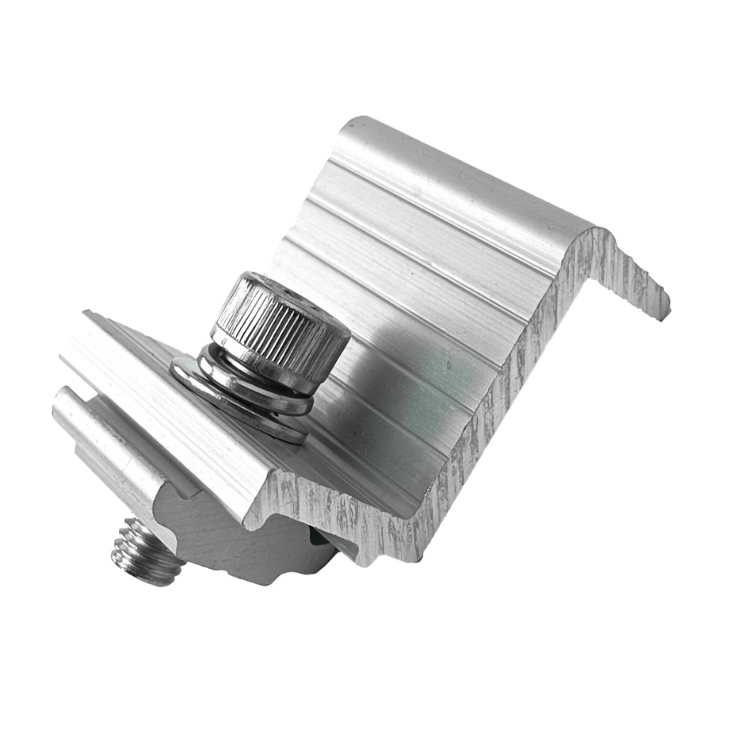 สินค้าคุณภาพ ส่งไว 52212 End Clamp 30/35mmยึดปลายแผงโซล่าเซลล์อุปกรณ์โซลาเซลล์ (ราคาต่อชิ้น)