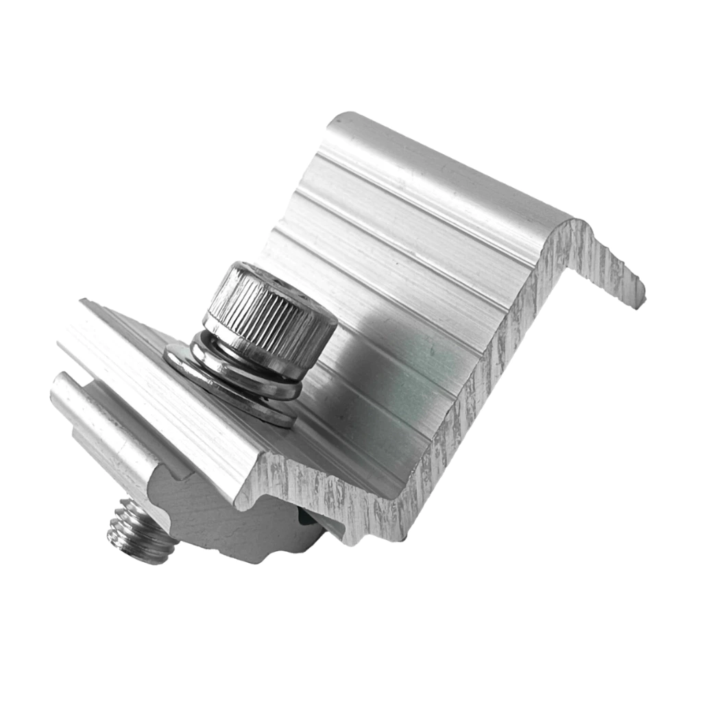 สินค้าคุณภาพ ส่งไว 52212 End Clamp 30/35mmยึดปลายแผงโซล่าเซลล์อุปกรณ์โซลาเซลล์ (ราคาต่อชิ้น)