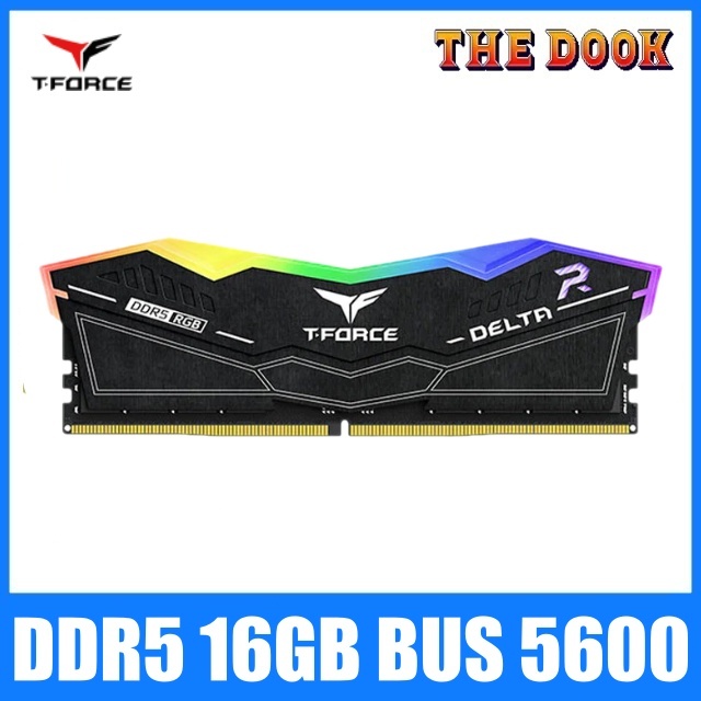 RAM TEAM DELTA RGB DDR5 16GB BUS 5600 BLACK  🔥 มือสอง🔥