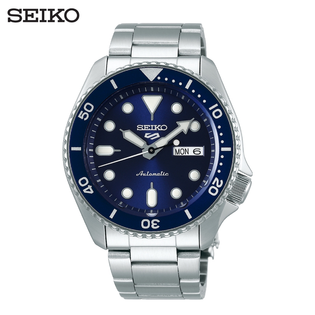 Seiko (ไซโก) นาฬิกาข้อมือ รุ่น Seiko 5 Sports Automatic SRPD51K SRPD59K ระบบอัตโนมัติ สายสแตนเลสสตีล ขนาดตัวเรือน 42.5 มม.