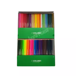 สีไม้คอลลีน Colleen 60แท่ง 60สี#775(แท่งเหลี่ยม) หัวเดียว