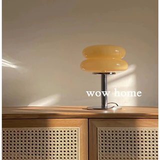 🏷️[Home] โคมไฟตั้งโต๊ะ Ins style โคมไฟแบบแก้ว โคมไฟข้างเตียง ชราจUSB สําหรับตกแต่งห้องนอน สไตล์ทันสมัย