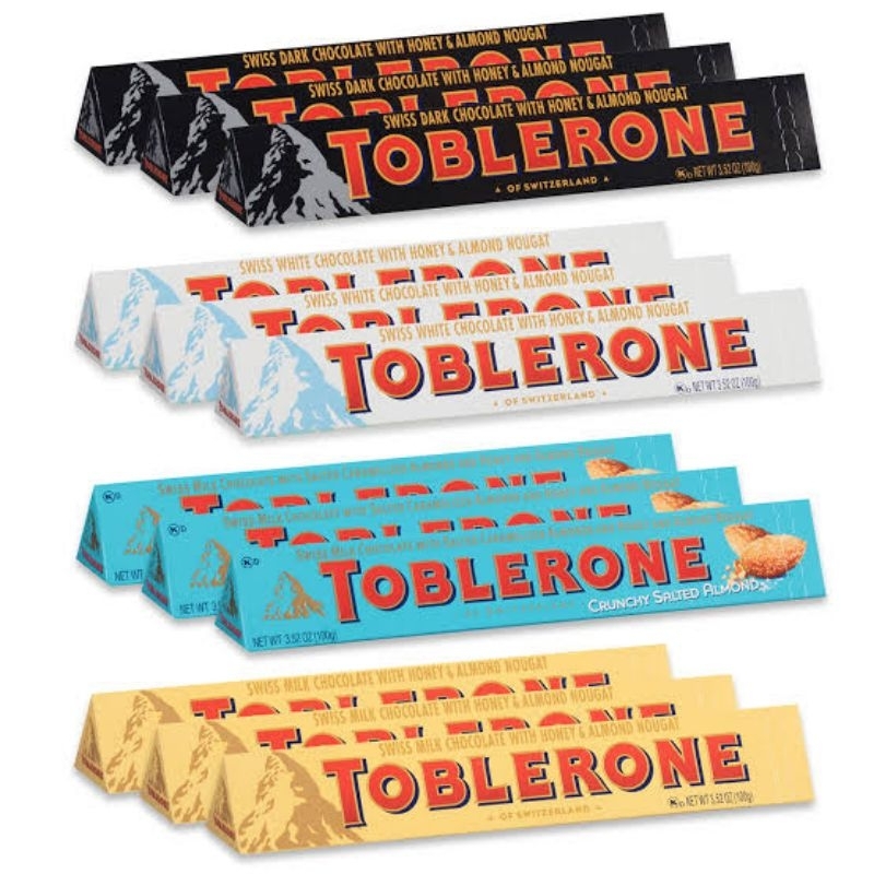 พร้อมส่ง ช็อกโกแลต Toblerone Chocolate ท็อปเบอโรน ช็อคโกแลต ท็อปเบิลโรน ขนมติดบ้าน