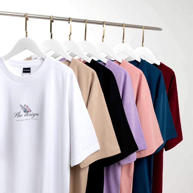 เสื้อยืดโอเวอร์ไซส์ She design oversize