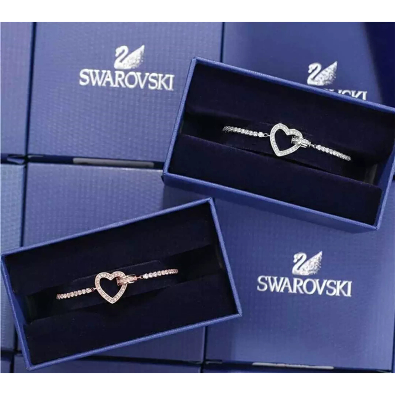 🔥ของแท้100%🔥Swarovskiแท้ swarovski กำไล LOVELY สร้อยข้อมือสุภาพสตรี สวารอฟส Swarovski bracelet SWAROVSKI สร้อยแฟชั่น