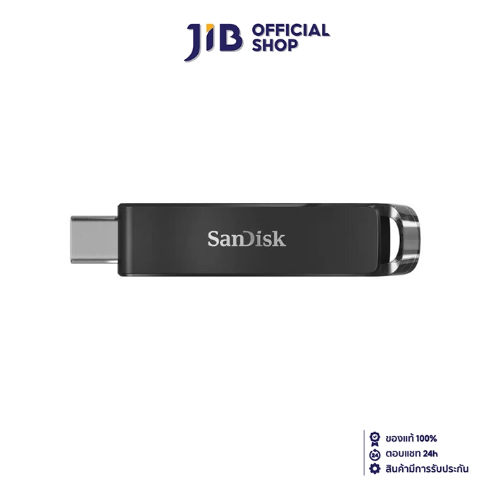 64 GB FLASH DRIVE (แฟลชไดร์ฟ) SANDISK ULTRA USB TYPE-C (SDCZ460-064G-G46)