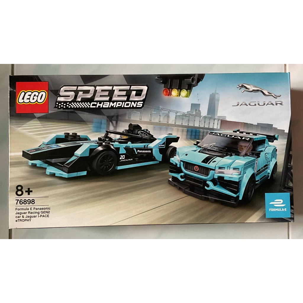 76898 Lego Speed Formula E Panasonic Jaguar Racing Gen2 Car & Jaguar I-PACE eTROPHY