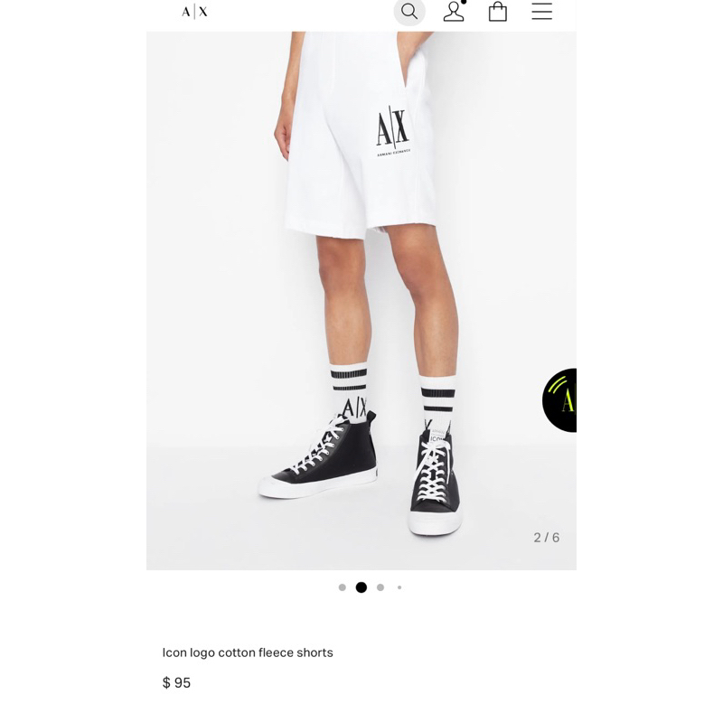 กางเกงขาสั้น ผู้ชาย อาร์มานี่ เอ็กซ์เชนจ์ ARMANI EXCHANGE SHORT PANTS