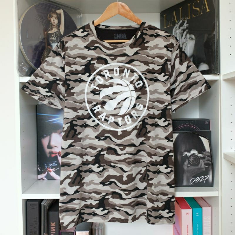 เสื้อยืด NBA, Toronto Raptors ลายCamo มือสองของแท้