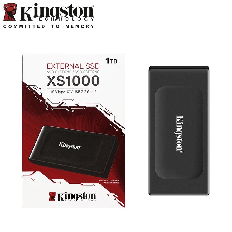 1TB / 2TB PORTABLE SSD (เอสเอสดีพกพา) KINGSTON XS1000 (SXS1000/1000G) (SXS1000/2000G)